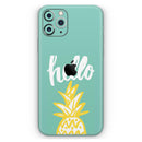 Well Hello Pineapple - Skin-Kit compatible with the Apple iPhone 12, 12 Pro Max, 12 Mini, 11 Pro or 11 Pro Max (All iPhones Available)