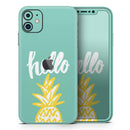 Well Hello Pineapple - Skin-Kit compatible with the Apple iPhone 12, 12 Pro Max, 12 Mini, 11 Pro or 11 Pro Max (All iPhones Available)