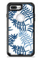 Whispy Leaves of Blue - iPhone 7 or 7 Plus Commuter Case Skin Kit