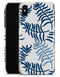 Whispy Leaves of Blue - iPhone X Clipit Case