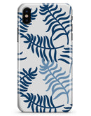 Whispy Leaves of Blue - iPhone X Clipit Case