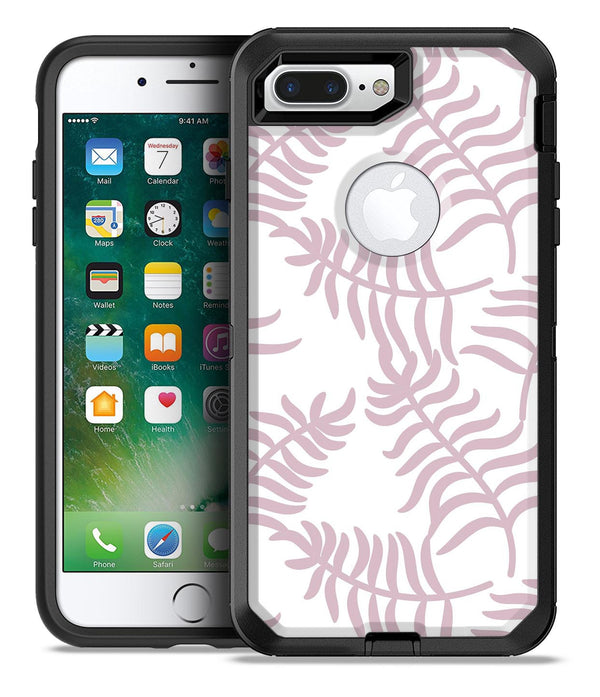 Whispy Leaves of Pink - iPhone 7 or 7 Plus Commuter Case Skin Kit