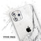 White & Grey Marble Surface V3 - Skin-Kit compatible with the Apple iPhone 12, 12 Pro Max, 12 Mini, 11 Pro or 11 Pro Max (All iPhones Available)