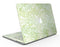 White Butterflies and Flowers on Green Watercolor Pattern - MacBook Air Skin Kit