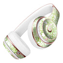 White Butterflies and Flowers on Green Watercolor Pattern Full-Body Skin Kit for the Beats by Dre Solo 3 Wireless Headphones