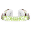 White Butterflies and Flowers on Green Watercolor Pattern Full-Body Skin Kit for the Beats by Dre Solo 3 Wireless Headphones