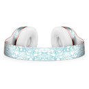 White Butterflies and Flowers on Light Blue Watercolor Pattern Full-Body Skin Kit for the Beats by Dre Solo 3 Wireless Headphones