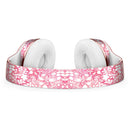 White Butterflies and Flowers on Pink and Red Watercolor Pattern Full-Body Skin Kit for the Beats by Dre Solo 3 Wireless Headphones