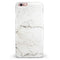 White Grungy Marble Surface iPhone 6/6s or 6/6s Plus INK-Fuzed Case