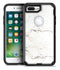 White Grungy Marble Surface - iPhone 7 or 7 Plus Commuter Case Skin Kit