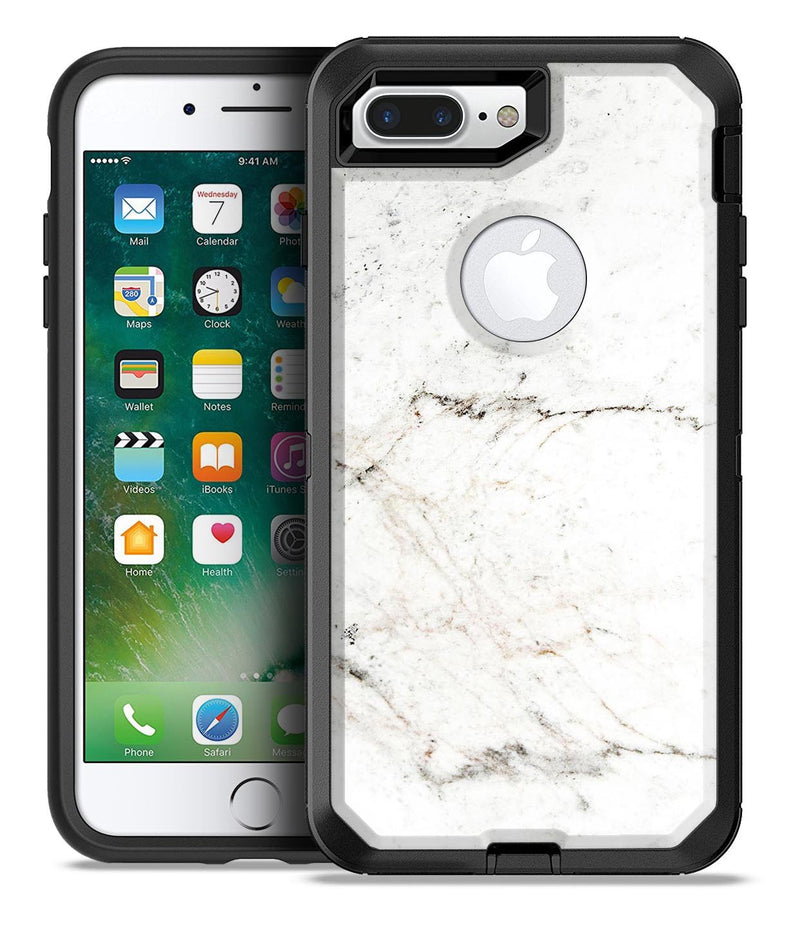 White Grungy Marble Surface - iPhone 7 Plus/8 Plus OtterBox Case & Skin Kits