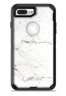 White Grungy Marble Surface - iPhone 7 or 7 Plus Commuter Case Skin Kit