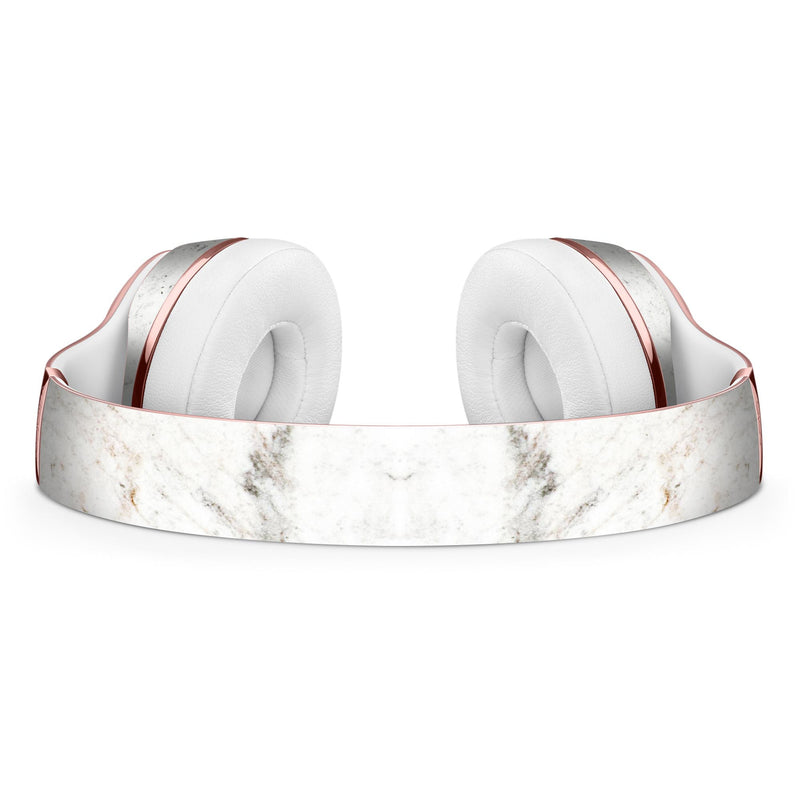 White Grungy Marble Surface Full-Body Skin Kit for the Beats by Dre Solo 3 Wireless Headphones