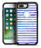 White Horizontal Stripes Over Purple and Blue Clouds - iPhone 7 Plus/8 Plus OtterBox Case & Skin Kits