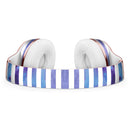 White Horizontal Stripes Over Purple and Blue Clouds Full-Body Skin Kit for the Beats by Dre Solo 3 Wireless Headphones