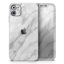 White Marble Surface - Skin-Kit compatible with the Apple iPhone 12, 12 Pro Max, 12 Mini, 11 Pro or 11 Pro Max (All iPhones Available)