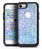 White Micro Dots Over Blue Watercolor Grunge - iPhone 7 or 8 OtterBox Case & Skin Kits