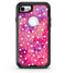 White Polka Dots Over Pink Watercolor Grunge - iPhone 7 or 8 OtterBox Case & Skin Kits