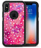 White Polka Dots Over Pink Watercolor Grunge - iPhone X OtterBox Case & Skin Kits
