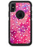 White Polka Dots Over Pink Watercolor Grunge - iPhone X OtterBox Case & Skin Kits