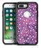White Polka Dots Over Purple Pink Paint Mix - iPhone 7 Plus/8 Plus OtterBox Case & Skin Kits
