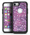 White Polka Dots Over Purple Pink Paint Mix - iPhone 7 or 8 OtterBox Case & Skin Kits