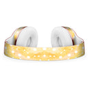 White Polka Dots Over Yello Orange Grunge Full-Body Skin Kit for the Beats by Dre Solo 3 Wireless Headphones