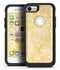 White Polka Dots Over Yello Orange Grunge - iPhone 7 or 8 OtterBox Case & Skin Kits
