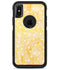 White Polka Dots Over Yello Orange Grunge - iPhone X OtterBox Case & Skin Kits
