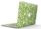 White Polka Dots over Green Watercolor - MacBook Air Skin Kit