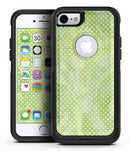 White Polka Dots over Green Watercolor V2 - iPhone 7 or 8 OtterBox Case & Skin Kits