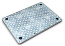 White Polka Dots over Pale Blue Watercolor - MacBook Air Skin Kit