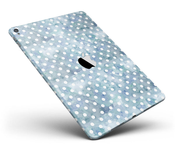 White_Polka_Dots_over_Pale_Blue_Watercolor_-_iPad_Pro_97_-_View_1.jpg