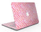 White Polka Dots over Pink Watercolor - MacBook Air Skin Kit