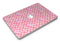 White Polka Dots over Pink Watercolor - MacBook Air Skin Kit