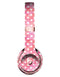 White Polka Dots over Pink Watercolor Full-Body Skin Kit for the Beats by Dre Solo 3 Wireless Headphones