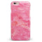 White Polka Dots over Pink Watercolor V2 iPhone 6/6s or 6/6s Plus INK-Fuzed Case