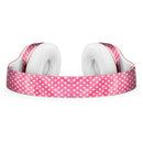 White Polka Dots over Pink Watercolor V2 Full-Body Skin Kit for the Beats by Dre Solo 3 Wireless Headphones