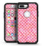 White Polka Dots over Pink Watercolor - iPhone 7 Plus/8 Plus OtterBox Case & Skin Kits