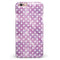 White Polka Dots over Purple Watercolor iPhone 6/6s or 6/6s Plus INK-Fuzed Case