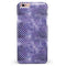 White Polka Dots over Purple Watercolor V2 iPhone 6/6s or 6/6s Plus INK-Fuzed Case