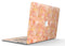 White Polka Dots over Red-Orange Watercolor V2 - MacBook Air Skin Kit