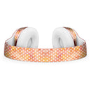 White Polka Dots over Red-Orange Watercolor V2 Full-Body Skin Kit for the Beats by Dre Solo 3 Wireless Headphones
