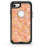White Polka Dots over Red-Orange Watercolor V2 - iPhone 7 or 8 OtterBox Case & Skin Kits