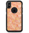 White Polka Dots over Red-Orange Watercolor V2 - iPhone X OtterBox Case & Skin Kits