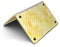 White Polka Dots over Yellow Watercolor - MacBook Air Skin Kit