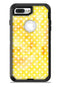 White Polka Dots over Yellow Watercolor - iPhone 7 or 7 Plus Commuter Case Skin Kit