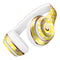White Polka Dots over Yellow Watercolor Full-Body Skin Kit for the Beats by Dre Solo 3 Wireless Headphones