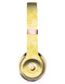 White Polka Dots over Yellow Watercolor V2 Full-Body Skin Kit for the Beats by Dre Solo 3 Wireless Headphones