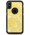 White Polka Dots over Yellow Watercolor V2 - iPhone X OtterBox Case & Skin Kits